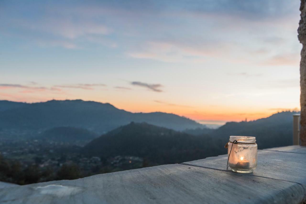 Charming Farmhouse In The Hills, Private Pool, Sea View, Dream Panorama 카마이오레 외부 사진