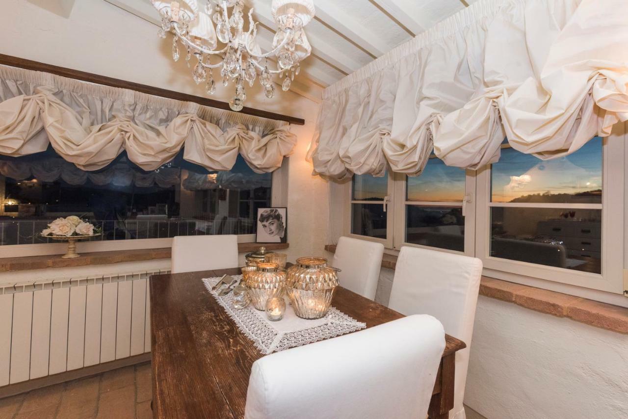 Charming Farmhouse In The Hills, Private Pool, Sea View, Dream Panorama 카마이오레 외부 사진