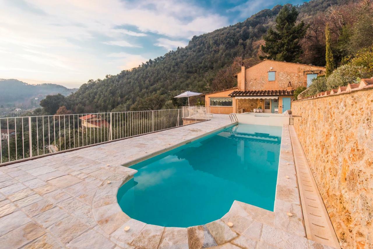 Charming Farmhouse In The Hills, Private Pool, Sea View, Dream Panorama 카마이오레 외부 사진
