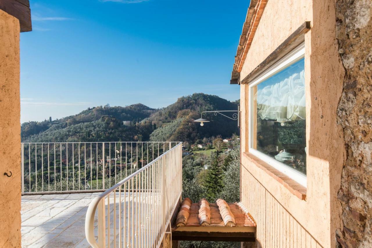 Charming Farmhouse In The Hills, Private Pool, Sea View, Dream Panorama 카마이오레 외부 사진