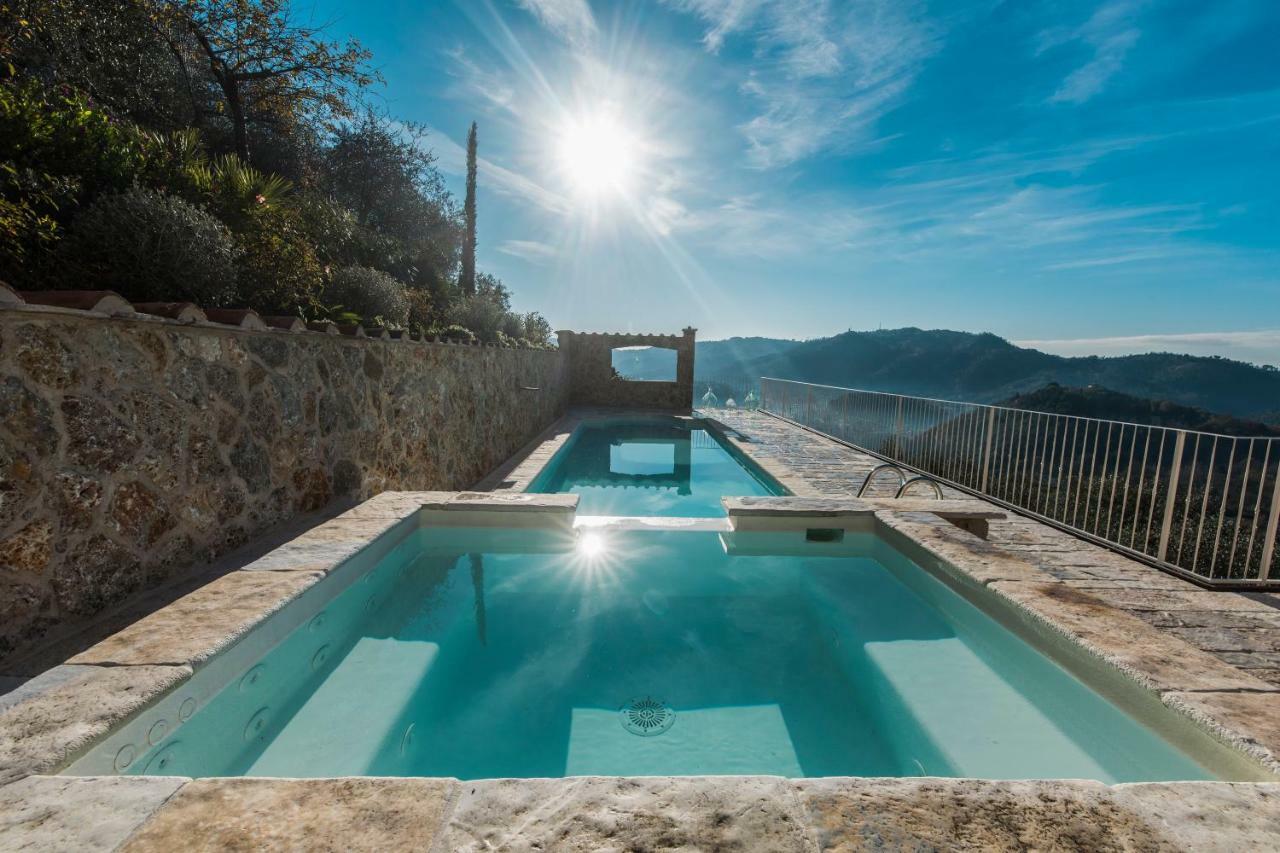 Charming Farmhouse In The Hills, Private Pool, Sea View, Dream Panorama 카마이오레 외부 사진