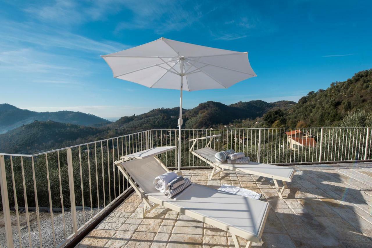 Charming Farmhouse In The Hills, Private Pool, Sea View, Dream Panorama 카마이오레 외부 사진