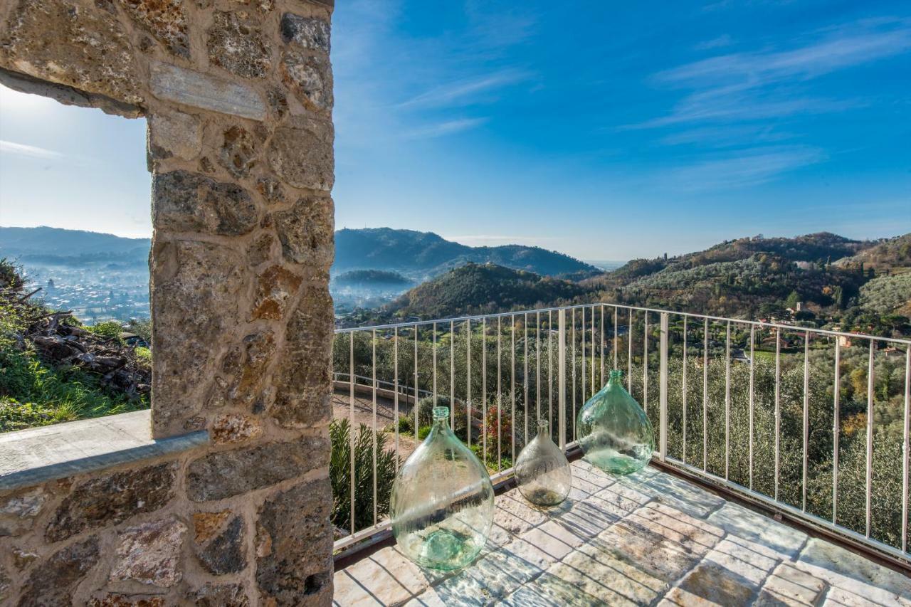 Charming Farmhouse In The Hills, Private Pool, Sea View, Dream Panorama 카마이오레 외부 사진